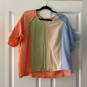 New without tags spring colored top
